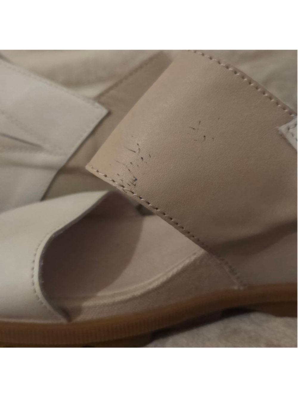 Women's Sorel Wedge Sandals White and Beige Size 9 - Picture 13 of 13